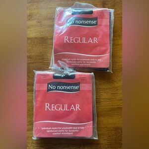 No nonsense Regular Size Q2 Black Pantyhose